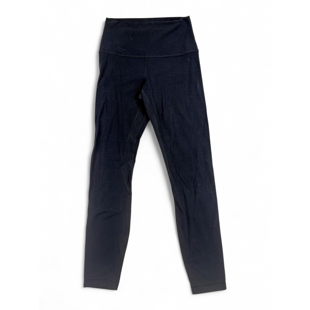 Lululemon High-Rise Black Leggings Sz 4 | Full Length Yoga